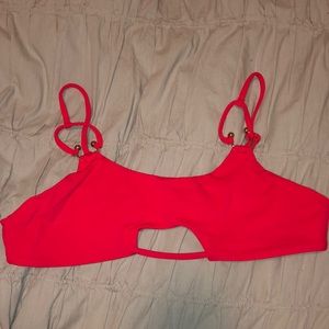 Red bikini top